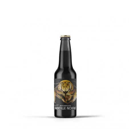 Abeille Noire Brune, bière brune 33cl